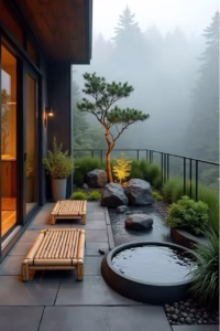 tiểu cảnh ban công đẹp 2025