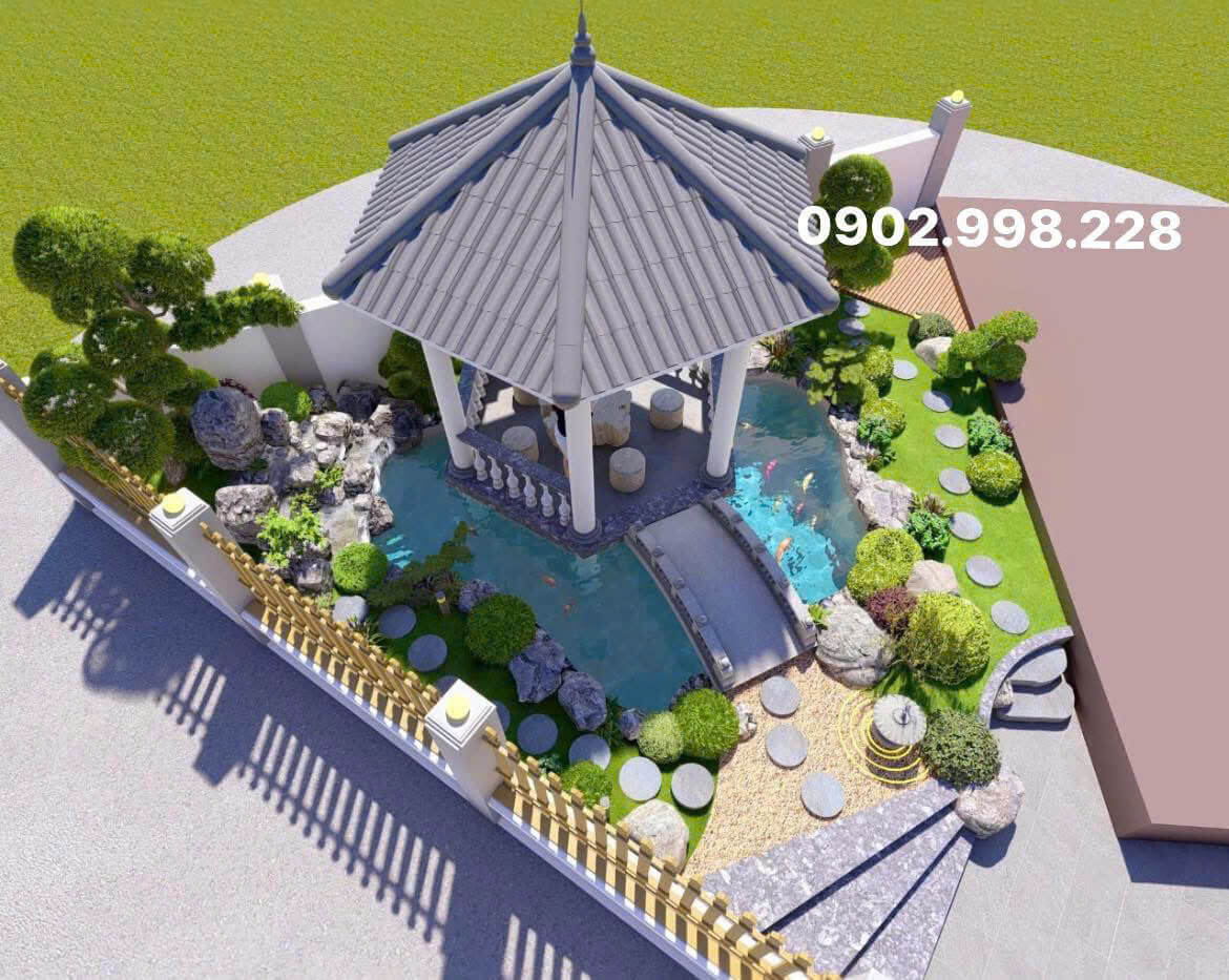 Sân vườn TPHCM phong cách Nhật Bản thư giãn