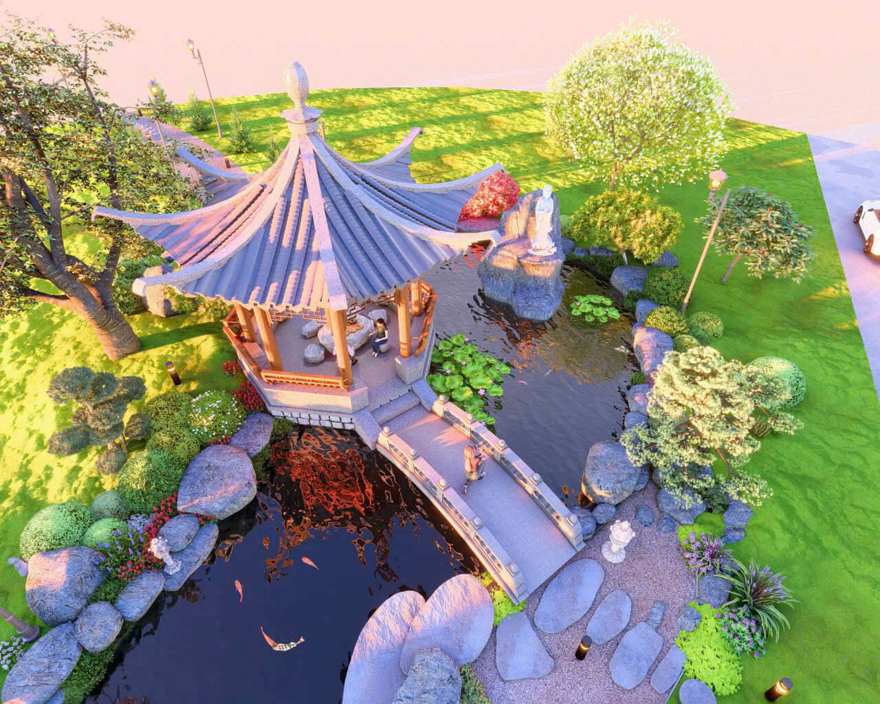 Sân vườn TPHCM – xu hướng cảnh quan nổi bật 2025