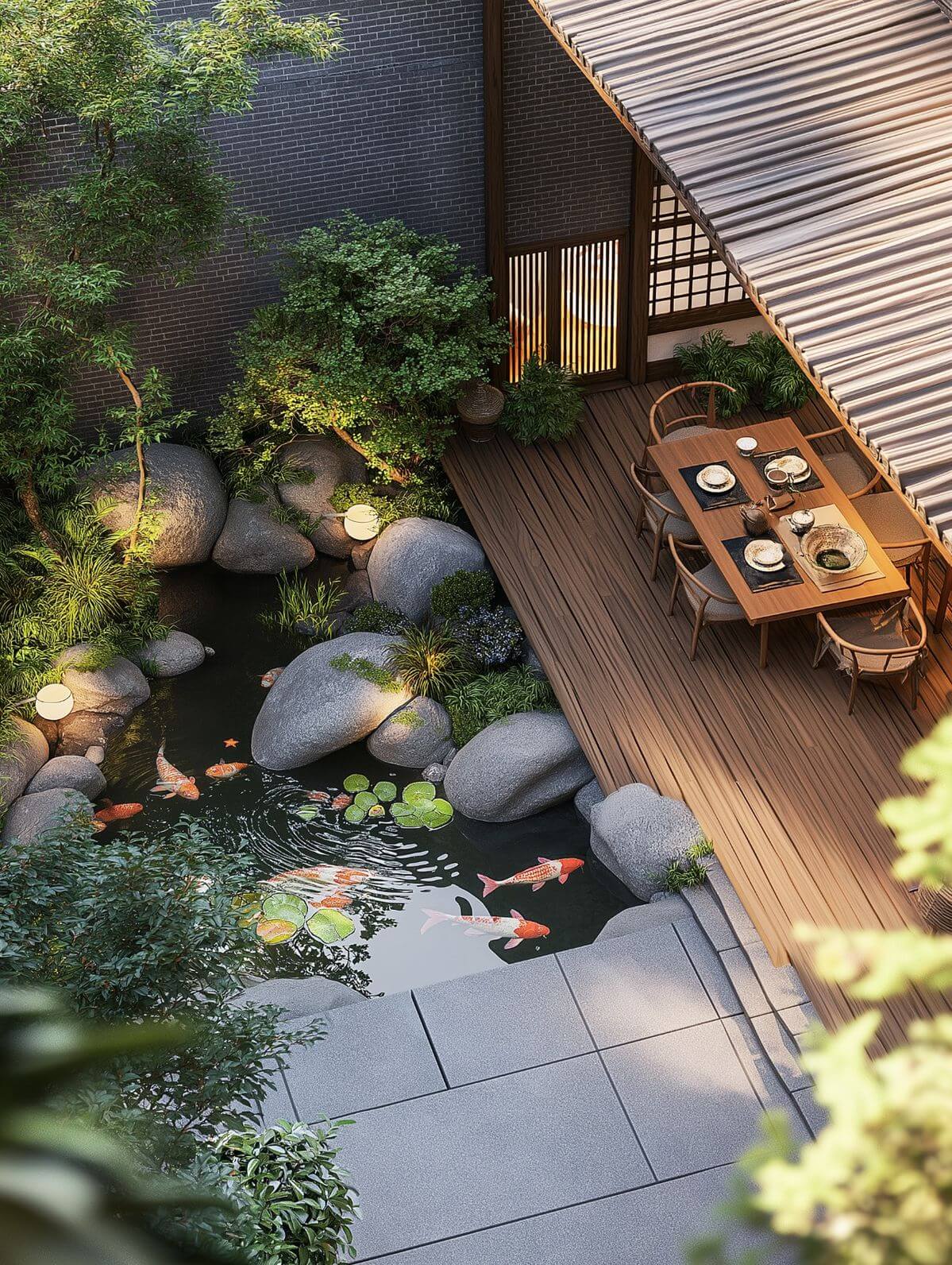 Sân vườn miền Tây hiện đại