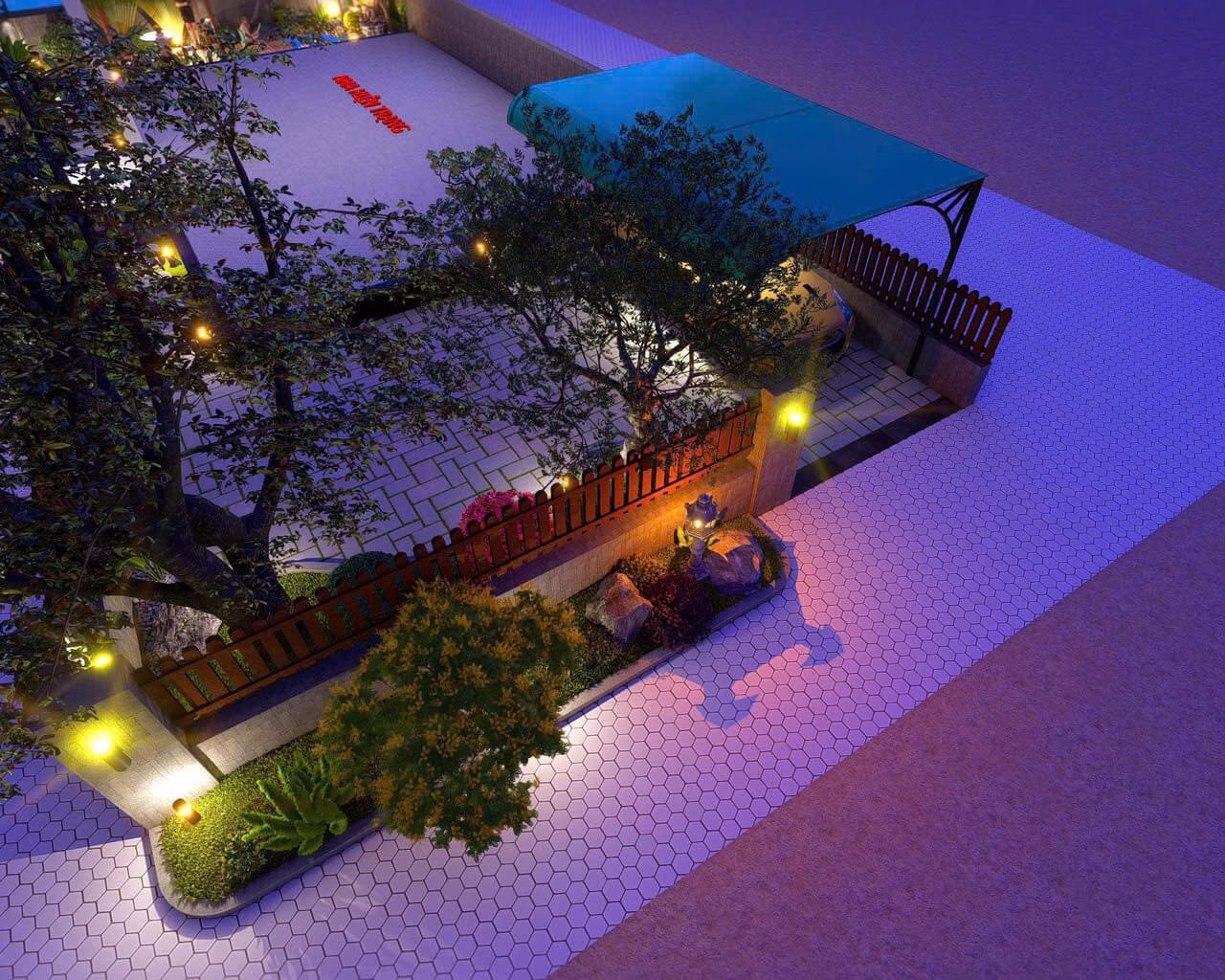 mau san vuon nhiet doi biet thu hien dai 1