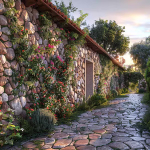 san vuon biet thu lat da va gian hoa leo