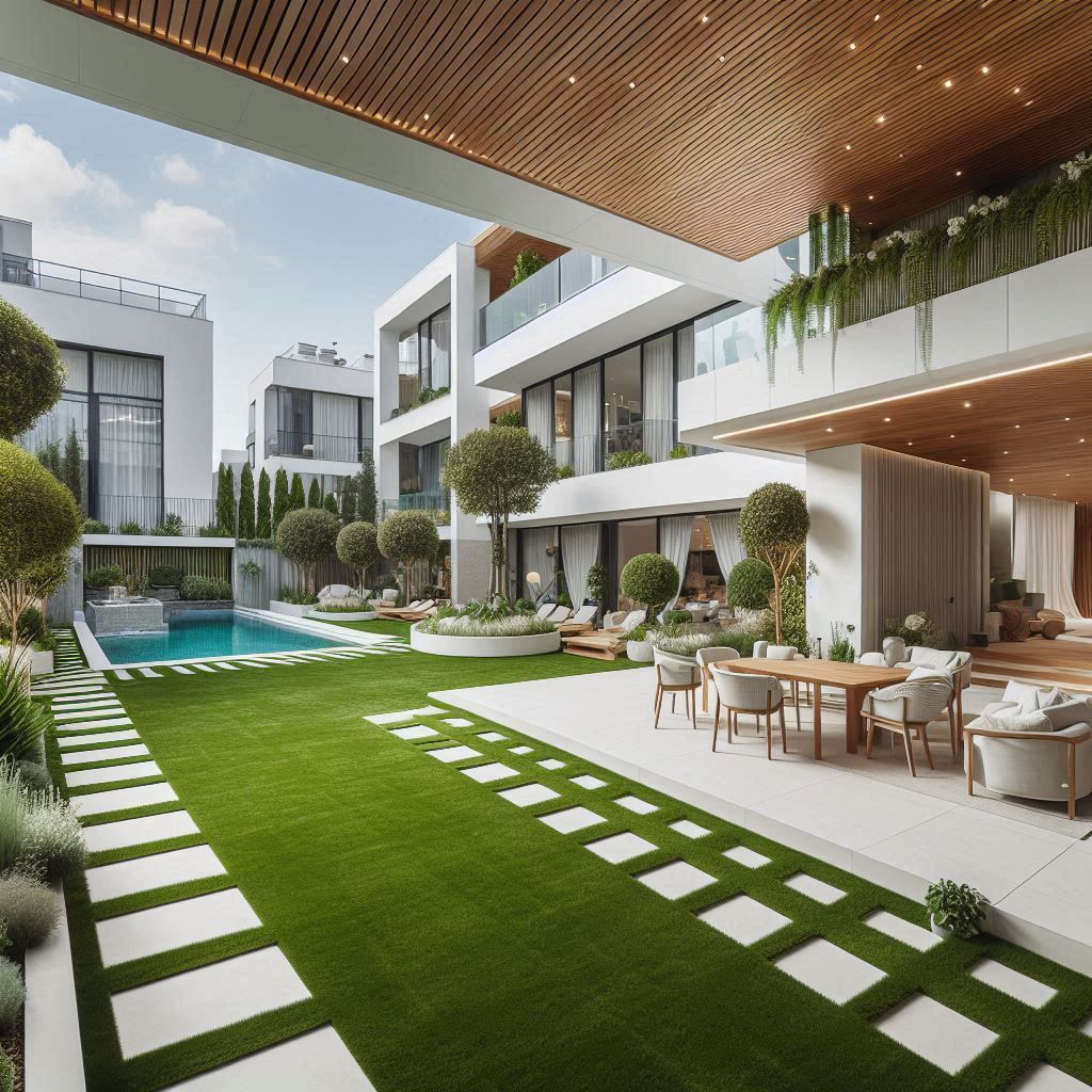 Cảnh quan resort homestay bản địa