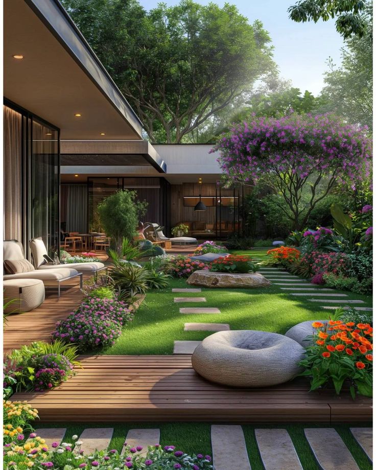 Công việc chăm sóc sân vườn