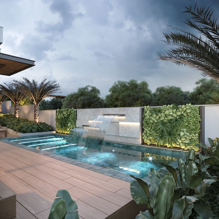 hồ bơi hiện đại