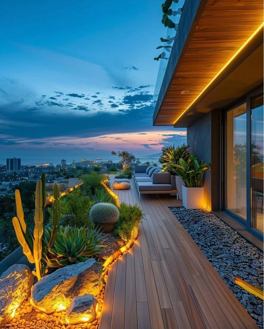 Thiết kế sân thượng xanh trong nhà phố nhỏ, giải pháp tối ưu diện tích sân vườn