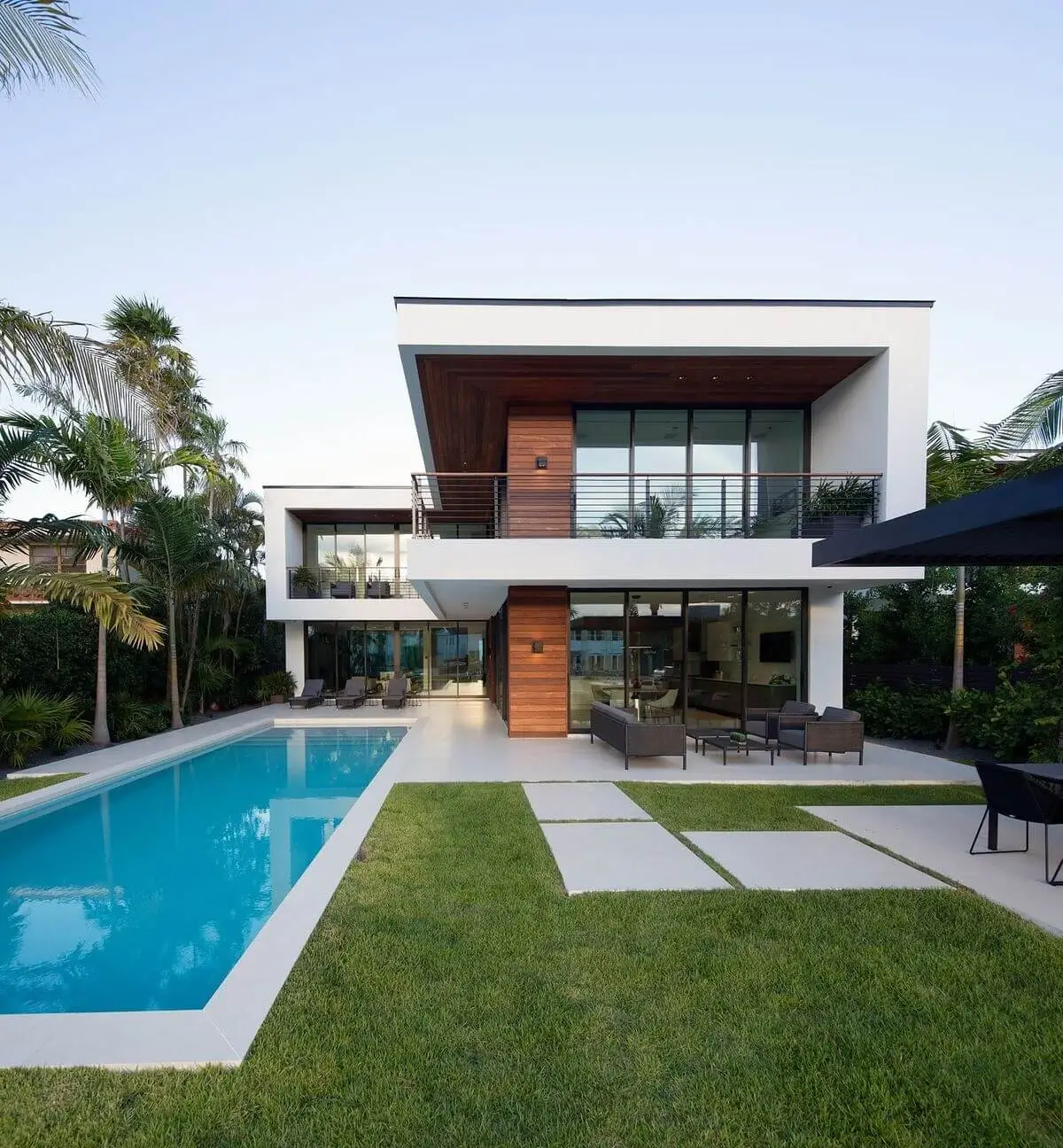 Sân vườn biệt thự hiện đại