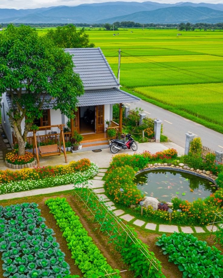 Sân vườn miền tây