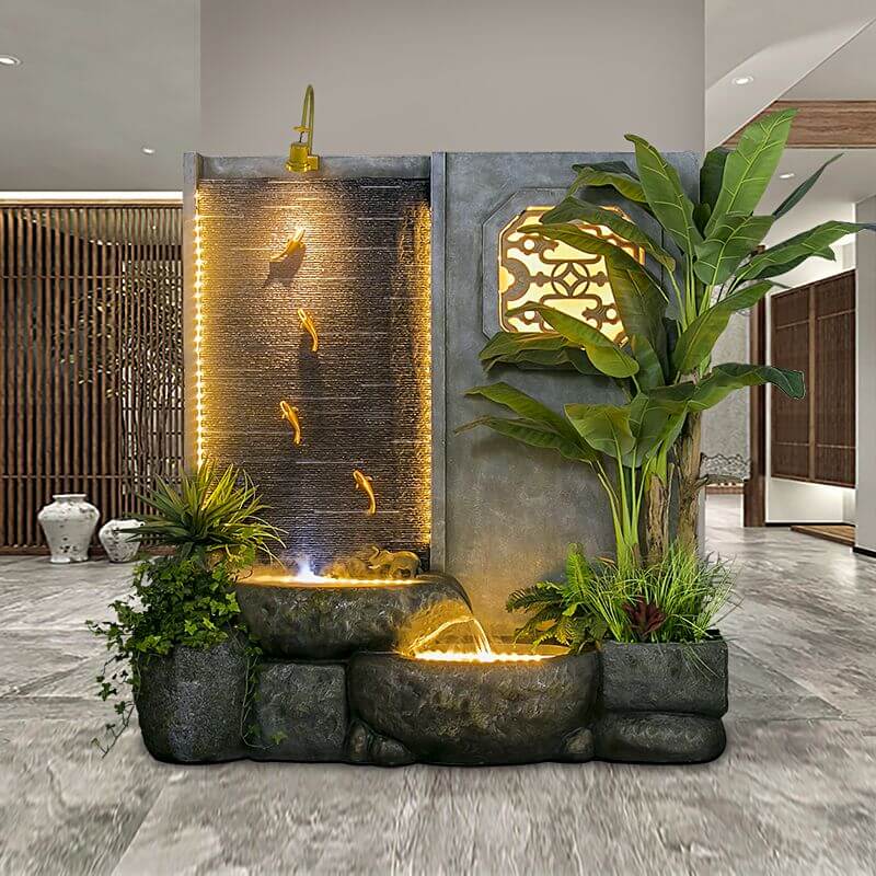 Sân vườn Nhật Bản kết hợp ánh sáng nghệ thuật