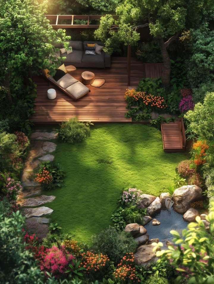 Sân vườn Nhật mini cho nhà phố