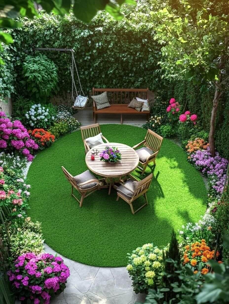 Sân vườn Nhật mini