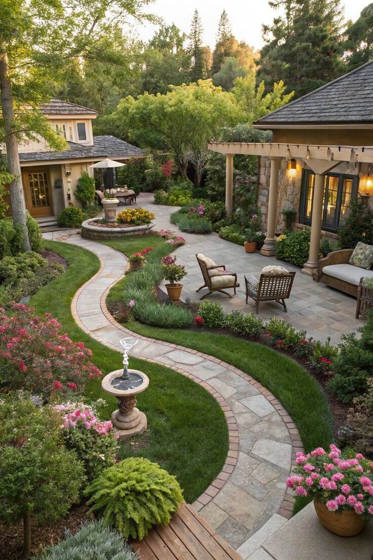 Sân vườn phong cách châu Âu