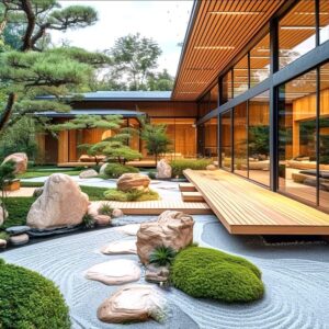 Sân vườn phong cách Nhật