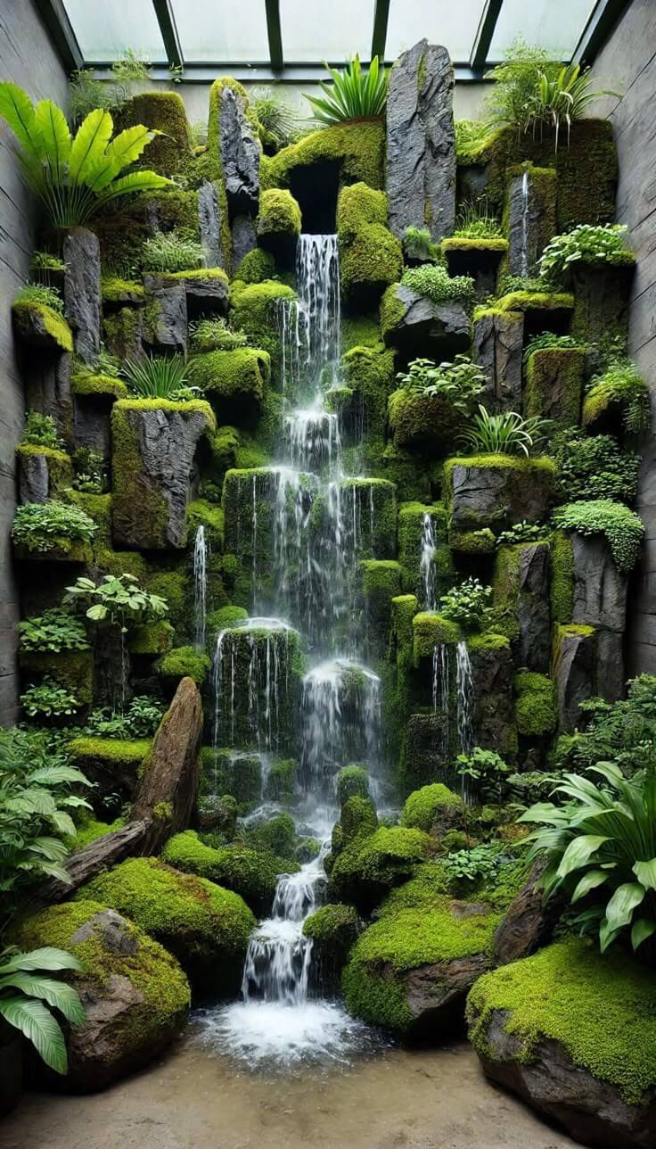 Suối nhân tạo dạng bậc thang nhiều tầng