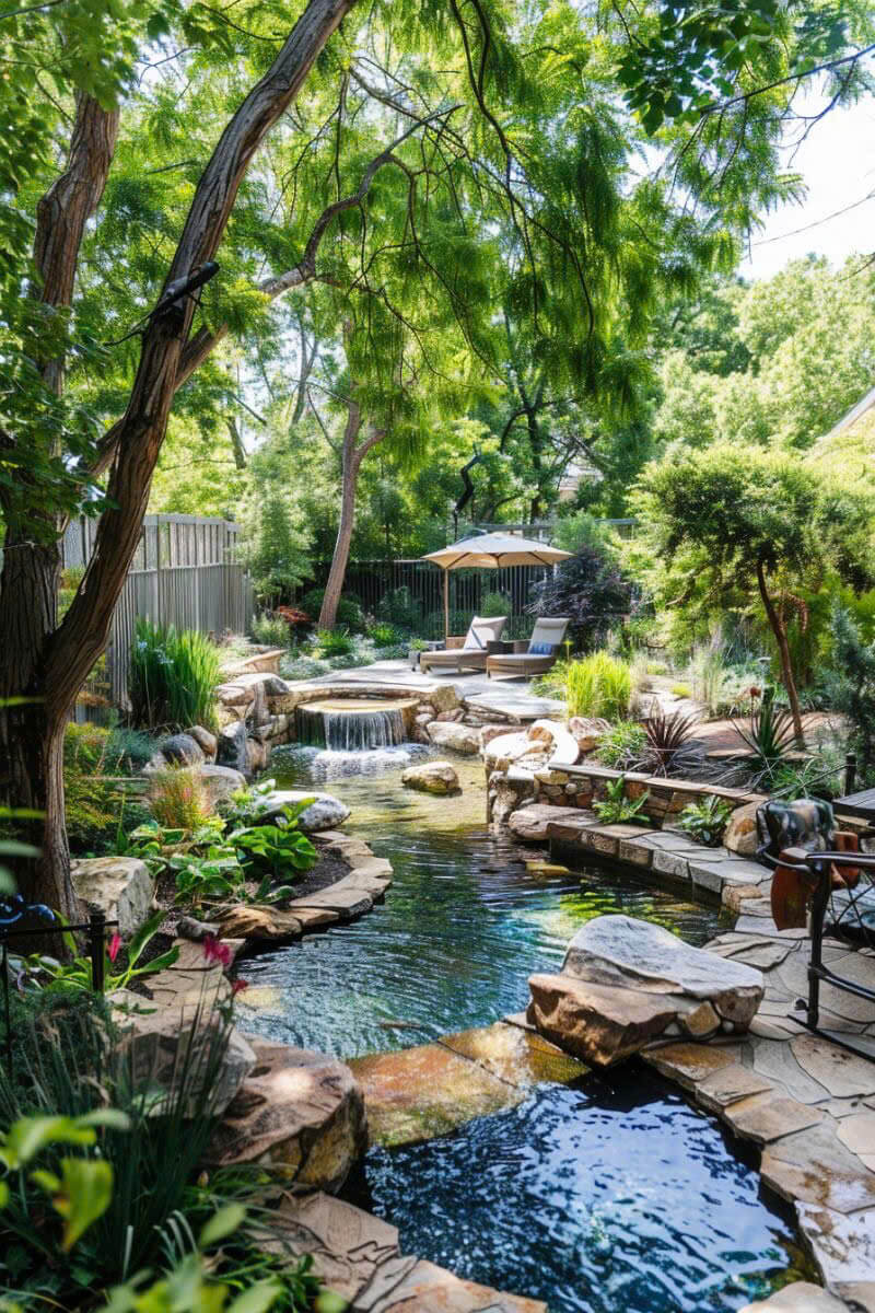 Suối nhân tạo đẹp