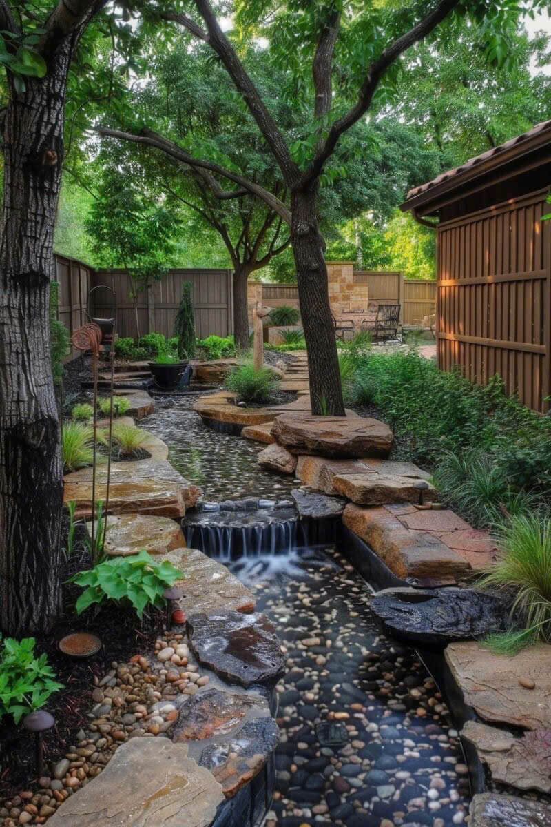 Suối nhân tạo không gian nhỏ hẹp