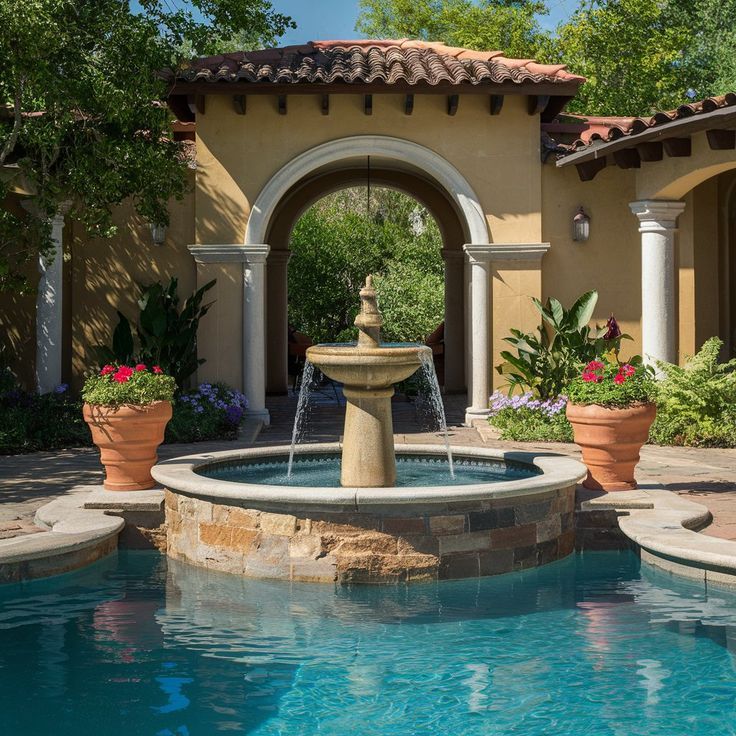 Thi công sân vườn biệt thự châu âu