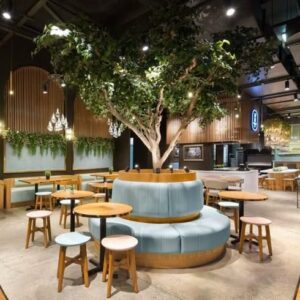 Thi công sân vườn quán cafe