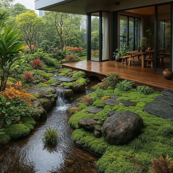 Thi công suối nhân tạo nhà phố