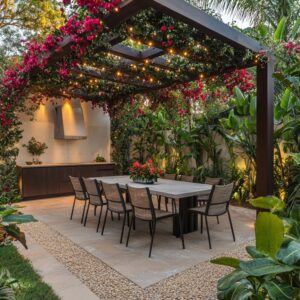 Thiết kế sân vườn nhà hàng