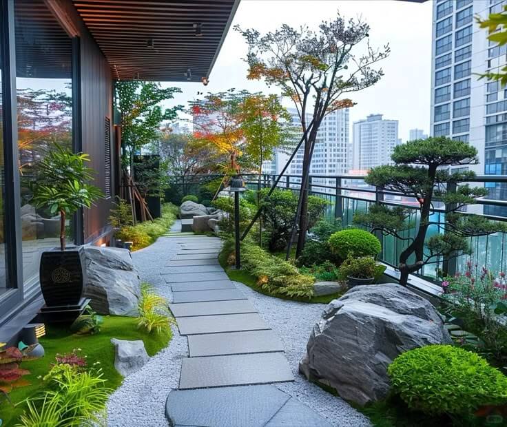 Tiểu cảnh sân thượng