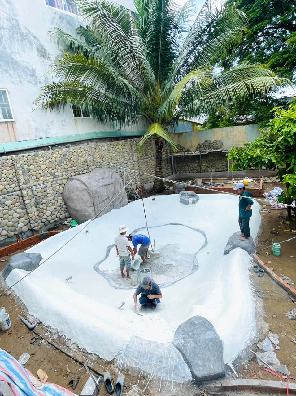 Kiến trúc cảnh quan hồ bơi tự nhiên